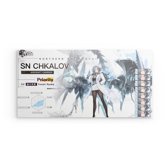 Azur Lane Poster - Charakter SN Chkalov Poster 29.99 Azur, Chkalov, Event, Lane, Metal, Northern, Parliament, Wallpaper JLR Design