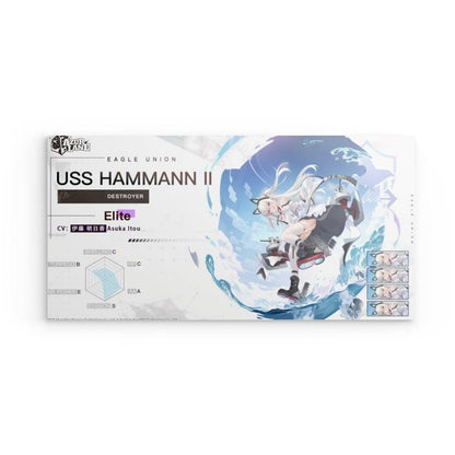 Azur Lane Poster - Charakter USS Hammann II Poster 29.99 Azur, Charakter, Eagle, Hammann, Lane, Metal, Union, USS JLR Design