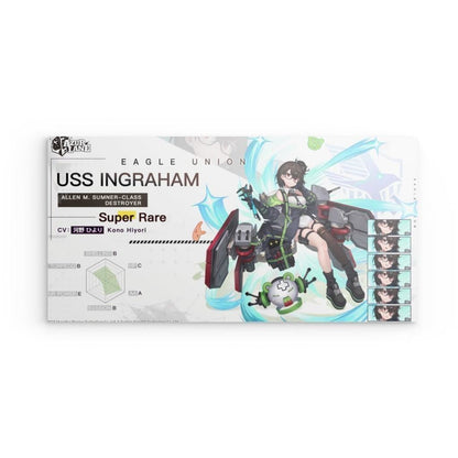 Azur Lane Poster - Charakter USS Ingraham Poster 29.99 Azur, Charakter, Eagle, Ingraham, Lane, Metal, Union, USS JLR Design