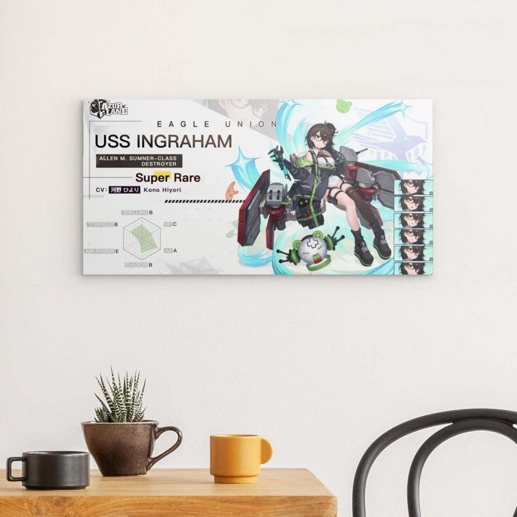 Azur Lane Poster - Charakter USS Ingraham Poster 29.99 Azur, Charakter, Eagle, Ingraham, Lane, Metal, Union, USS JLR Design