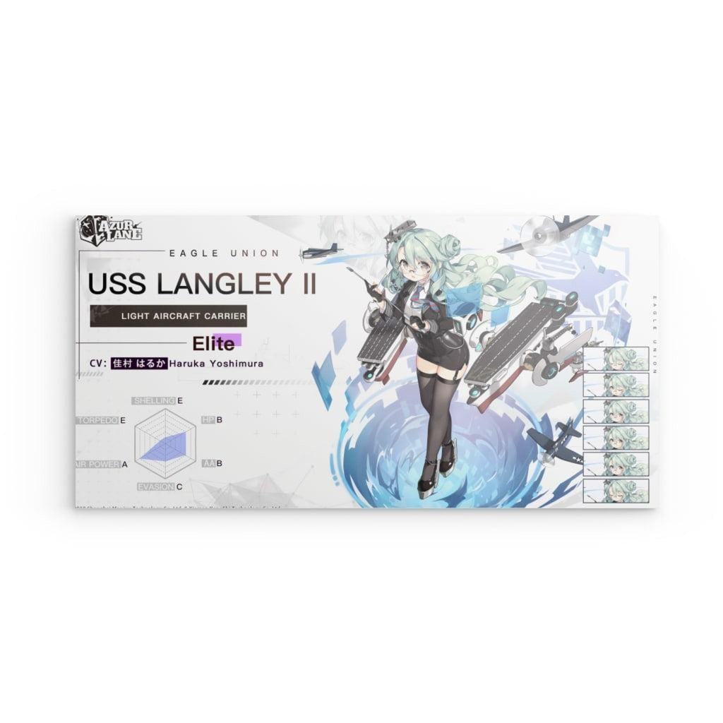 Azur Lane Poster - Charakter USS Langley II Poster 29.99 Azur, Charakter, Eagle, Lane, Langley, Metal, Union, USS JLR Design