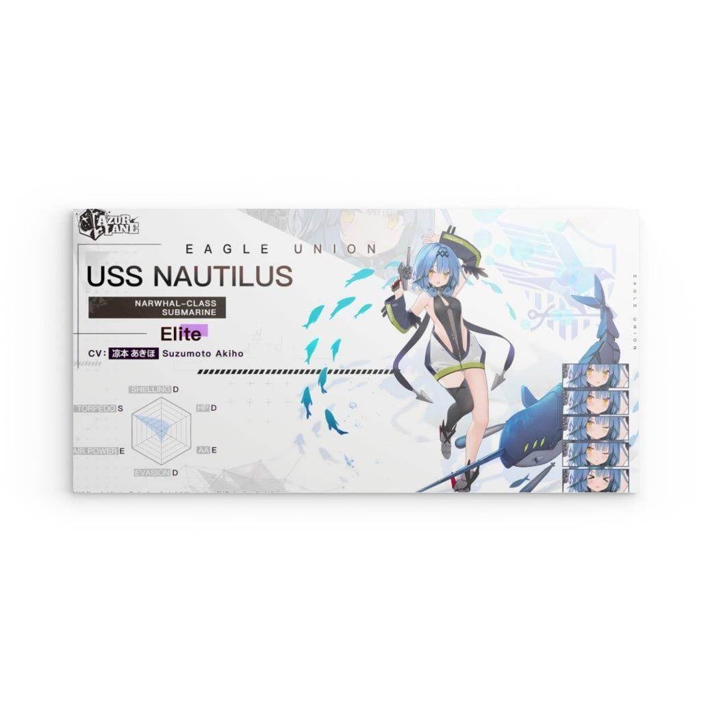 Azur Lane Poster - Charakter USS Nautilus -- Azur Lane Poster - Charakter USS Nautilus - undefined Poster | JLR Design
