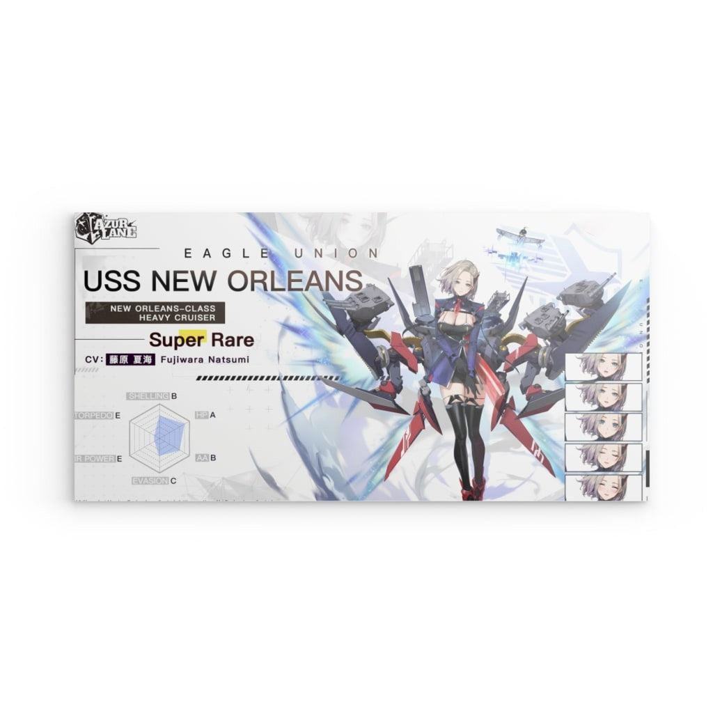 Azur Lane Poster - Charakter USS New Orleans Poster 29.99 Azur, Charakter, Eagle, Lane, Metal, New, Orleans, Union, USS JLR Design