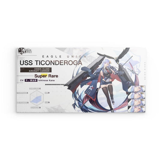 Azur Lane Poster - Charakter USS Ticonderoga Poster 29.99 Azur, Charakter, Eagle, Lane, Metal, Ticonderoga, Union, USS JLR Design