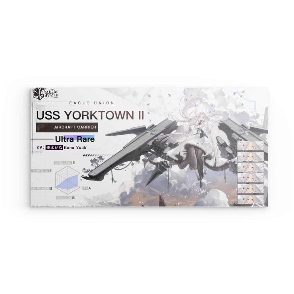 Azur Lane Poster - Charakter USS Yorktown II -- Azur Lane Poster - Charakter USS Yorktown II - undefined Poster | JLR Design