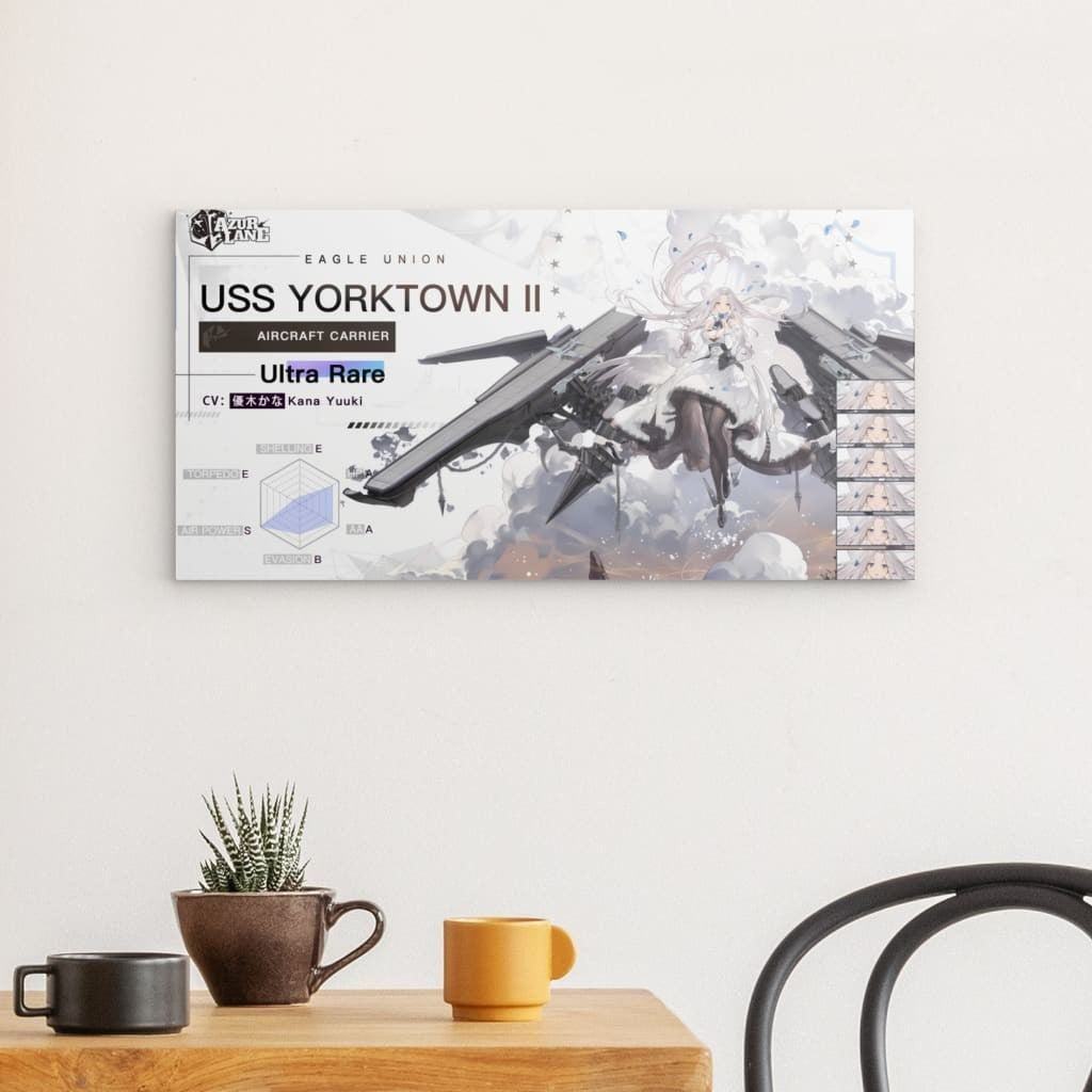 Azur Lane Poster - Charakter USS Yorktown II Poster 29.99 Azur, Charakter, Eagle, Lane, Metal, Town, Union, USS, York JLR Design