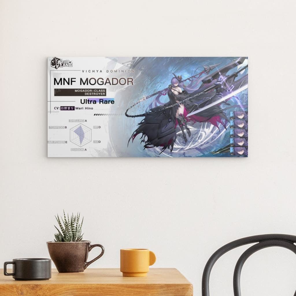 Azur Lane Poster - Charakter Vichya Dominion MNF Mogador Metal Print 29.99 Azur, Charakter, Lane, Metal Print, MNF, Mogador JLR Design