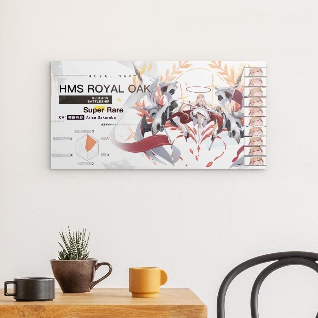 Azur Lane Poster - CharakterHMS Royal Oak Poster 29.99 Azur, Event, Lane, Metal, Navy, Oak, Royal, Wallpaper JLR Design