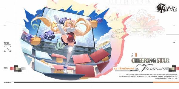 Azur Lane Poster - Cheering Star Le Téméraire Metal Print JLR Design