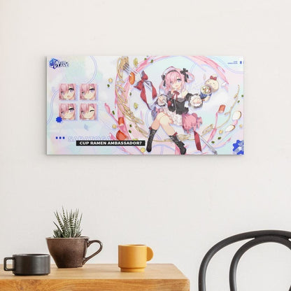 Azur Lane Poster - Cup Ramen Ambassador Saratoga Poster 29.99 Ambassador, Azur, Lane, Metal, Ramen, Saratoga, Wallpaper JLR Design