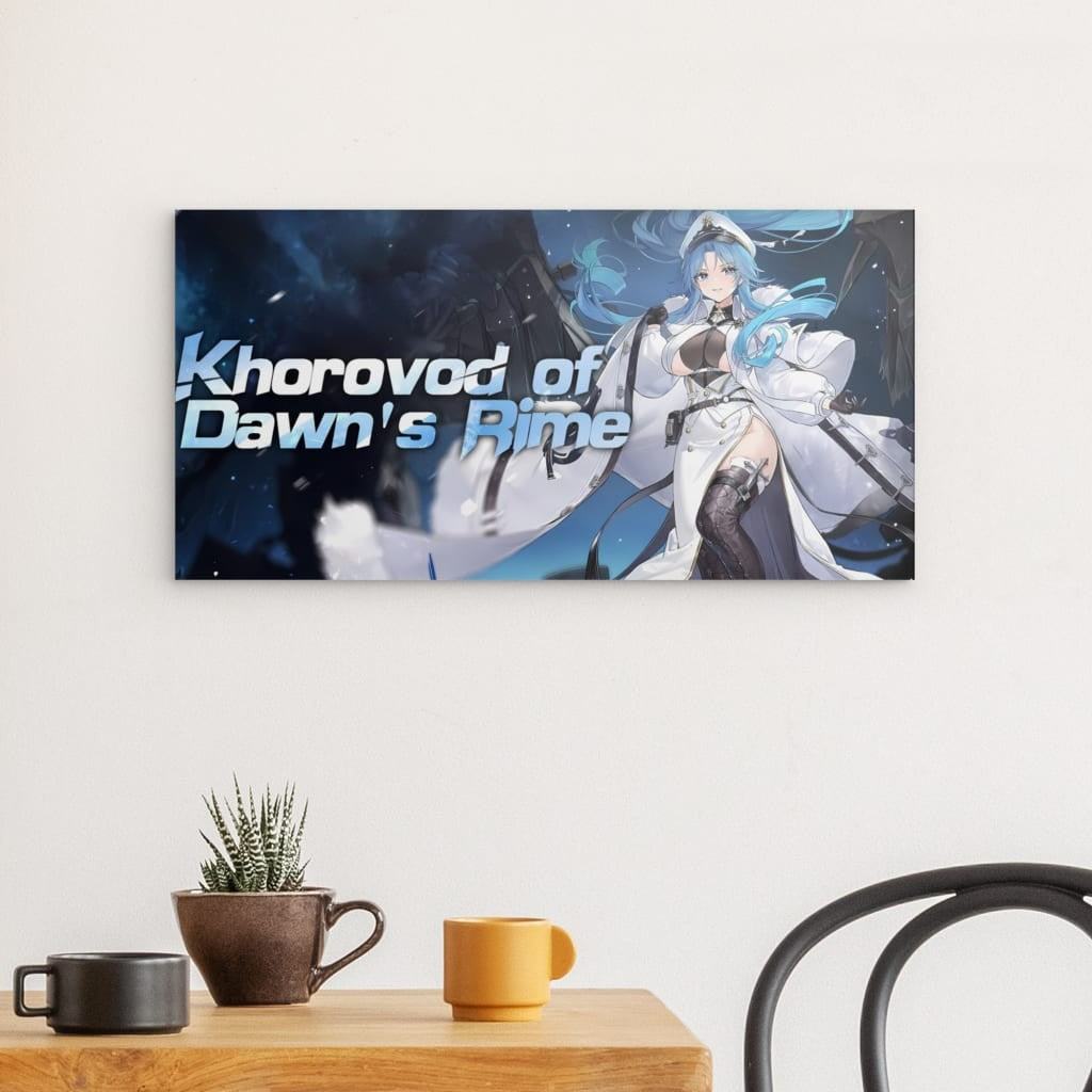 Azur Lane Poster - Dawn's Rime Khorovod Metal Print JLR Design