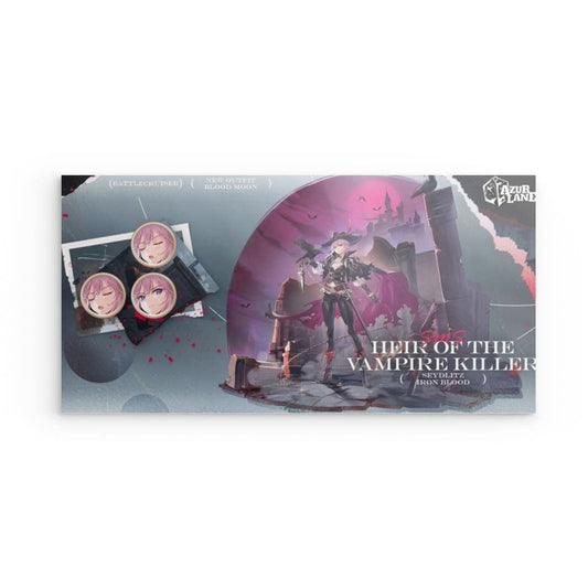 Azur Lane Poster - Event Blood Moon Seydlitz Poster JLR Design