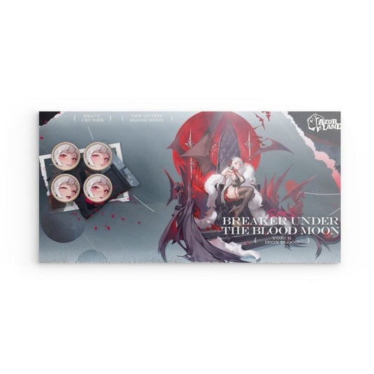 Azur Lane Poster - Event Blood Moon Yorck Poster 29.99 Azur, Blood, Event, Lane, Metal, Moon, Wallpaper, Yorck JLR Design