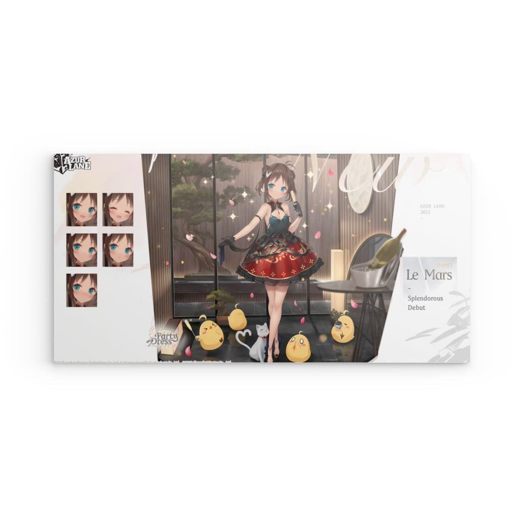 Azur Lane Poster - Event Party Dress Le Mars Poster JLR Design