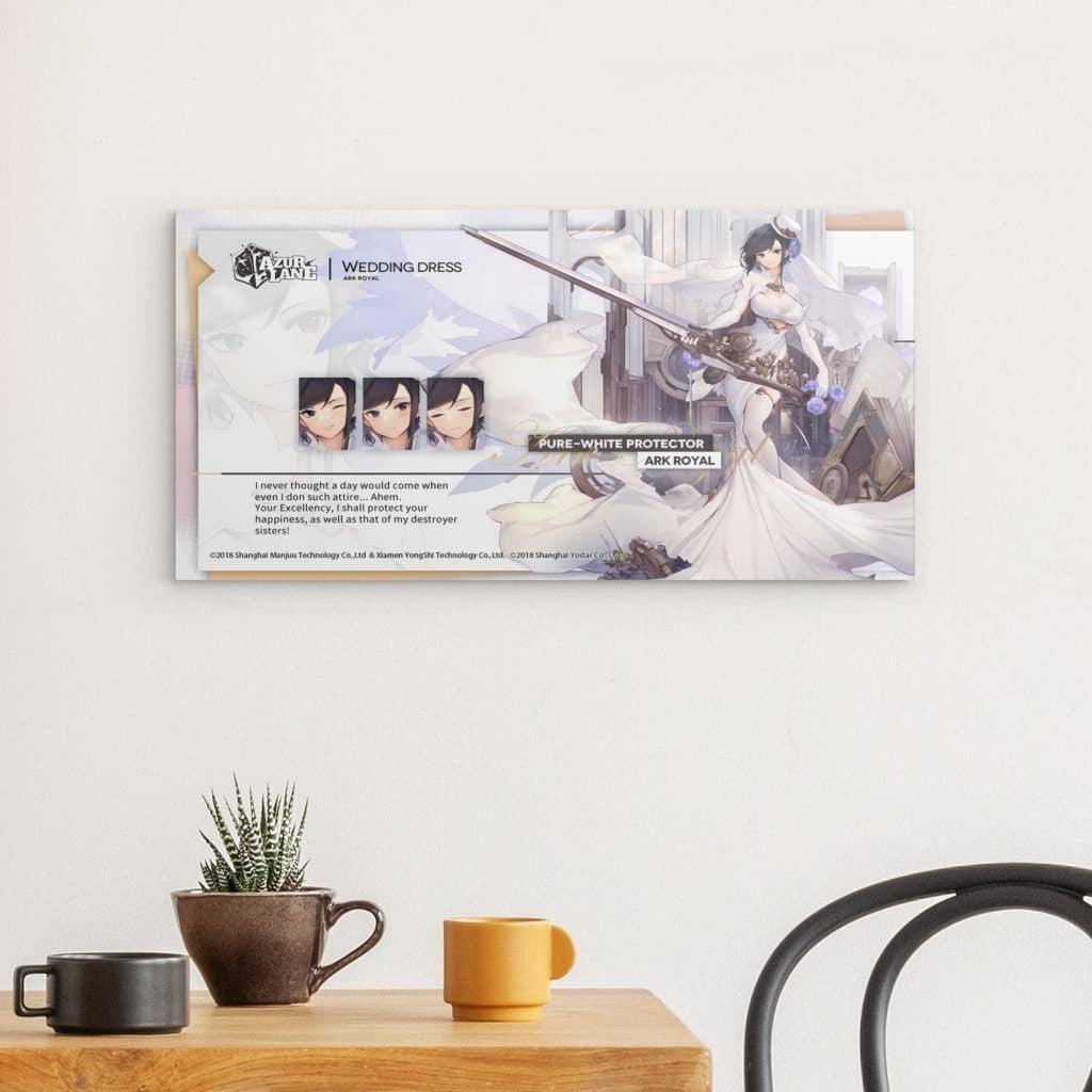 Azur Lane Poster - Event Wedding Ark Royal Poster 29.99 Ark, Azur, Event, Lane, Metal, Royal, Wallpaper, Wedding JLR Design