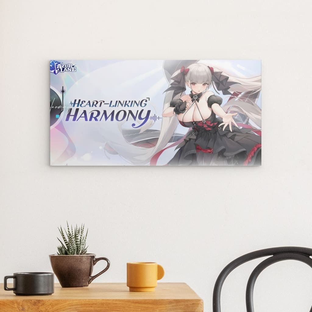 Azur Lane Poster - Heart Linking Harmony Metal Print 29.99 Azur, Harmony, Heart, Lane, Linking, Metal Print, Poster JLR Design