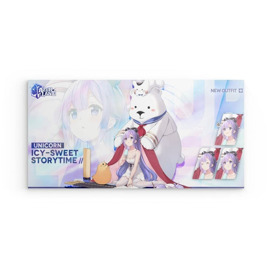 Azur Lane Poster - Icy Sweet Storytime Unicorn Poster JLR Design