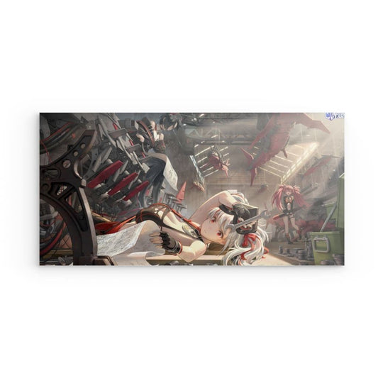 Azur Lane Poster - Iron Blood Mechanics Poster 29.99 Azur, Blood, Iron, Lane, Mechanics, Metal, Wallpaper JLR Design