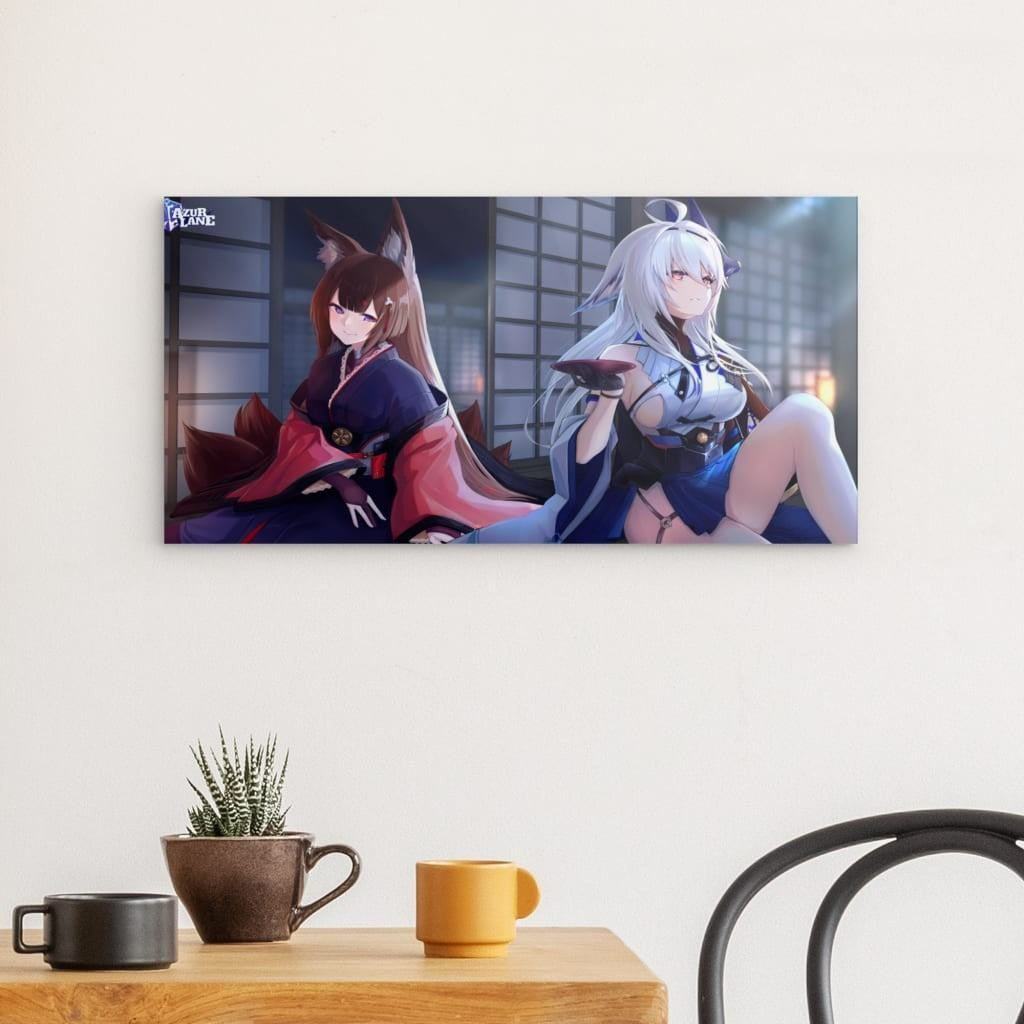 Azur Lane Poster - Kaga und Akagi Poster 29.99 Akagi, Azur, Kaga, Lane, Metal, Wallpaper JLR Design