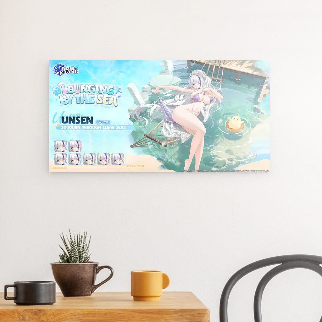 Azur Lane Poster - Lounging by the Sea Unsen Poster 29.99 Azur, Lane, Lounging, Metal, Sea, Unsen JLR Design