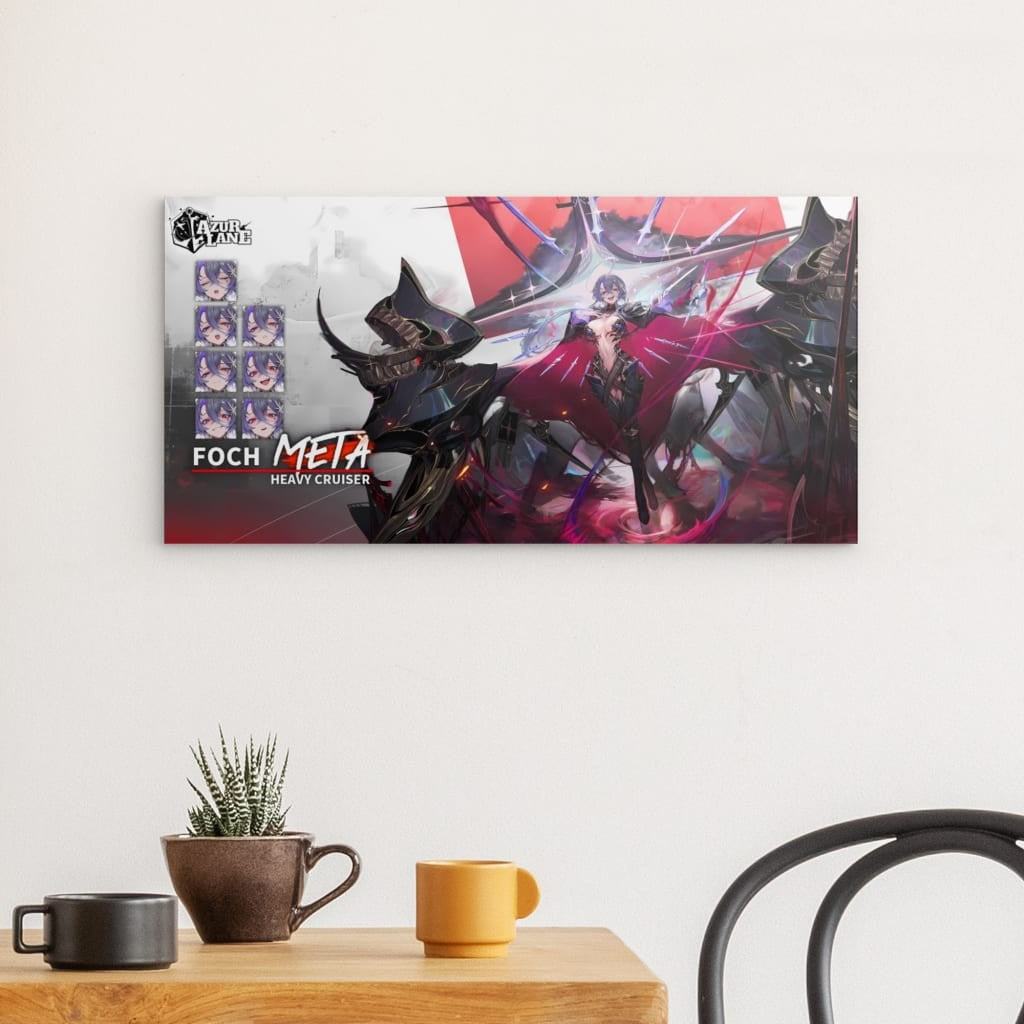 Azur Lane Poster - Meta Foch Metal Print 29.99 Azur, Foch, Lane, Meta, Metal Print JLR Design