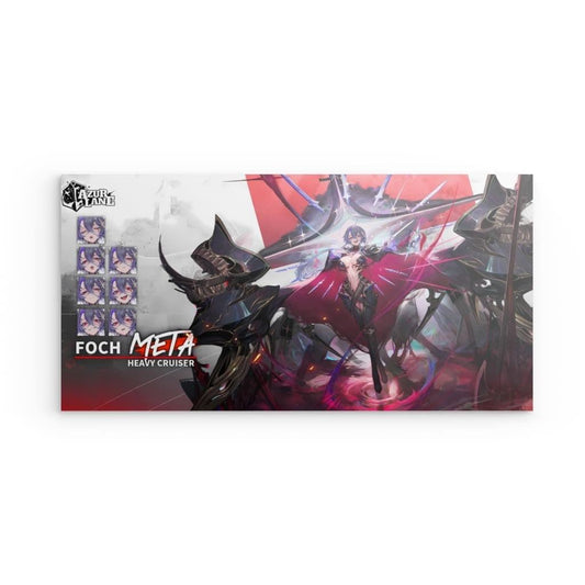 Azur Lane Poster - Meta Foch Metal Print JLR Design