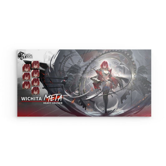 Azur Lane Poster - Meta Wichita Metal Print JLR Design