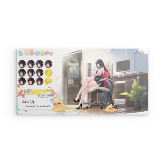 Azur Lane Poster - Misspells Torrid Secrets Alvitr Metal Print JLR Design