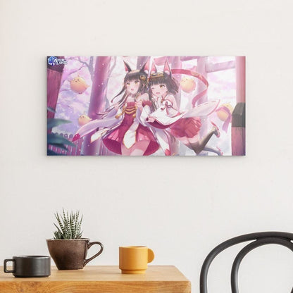 Azur Lane Poster - Nagato und Mutsu Poster 29.99 Azur, Lane, Metal, Mutsu, Nagato, Wallpaper JLR Design