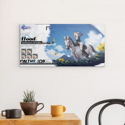 Azur Lane Poster - On the Job Hood Poster 29.99 Azur, Hood, Job, Lane, Metal, On, the JLR Design