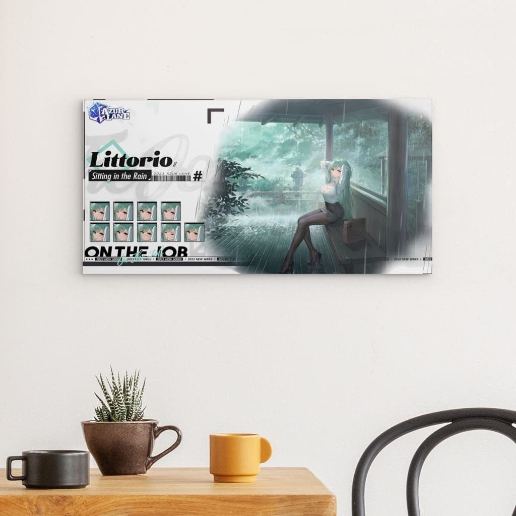 Azur Lane Poster - On the Job - Littorio Poster 29.99 Azur, Job, Lane, Littorio, Metal, On, The JLR Design