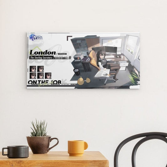 Azur Lane Poster - On the Job - London Poster JLR Design