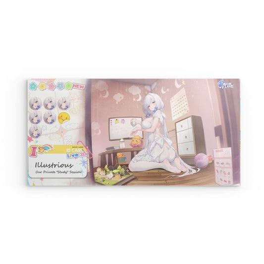 Azur Lane Poster - Our Private Study Session Illustrious Metal Print JLR Design