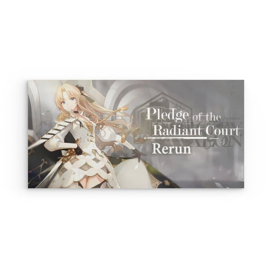 Azur Lane Poster - Pledge of the Radiant Court Metal Print JLR Design