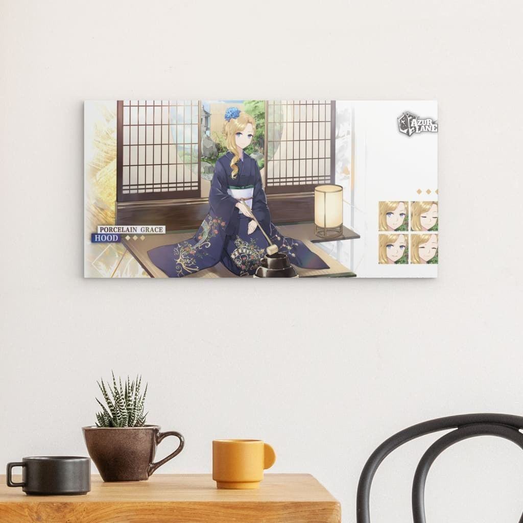 Azur Lane Poster - Porcelain Grace Hood Poster 29.99 Azur, Grace, Hood, Lane, Metal, Porcelain, Wallpaper JLR Design