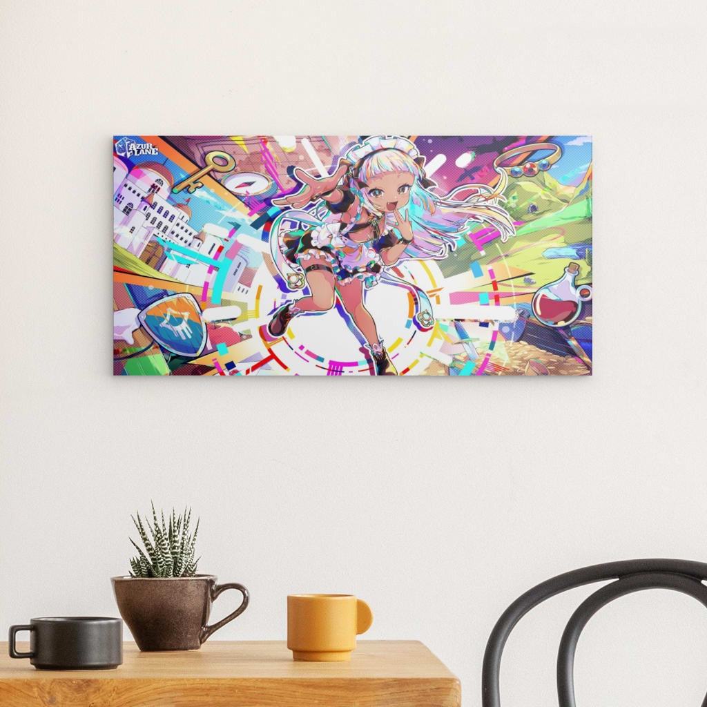 Azur Lane Poster - Psychedelic Nubian Metal Print 29.99 Azur, Lane, Metal Print, Nubian, Poster, Psychedelic JLR Design