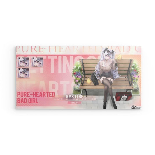 Azur Lane Poster - Pure Hearted Bad Girl Elbe Poster JLR Design