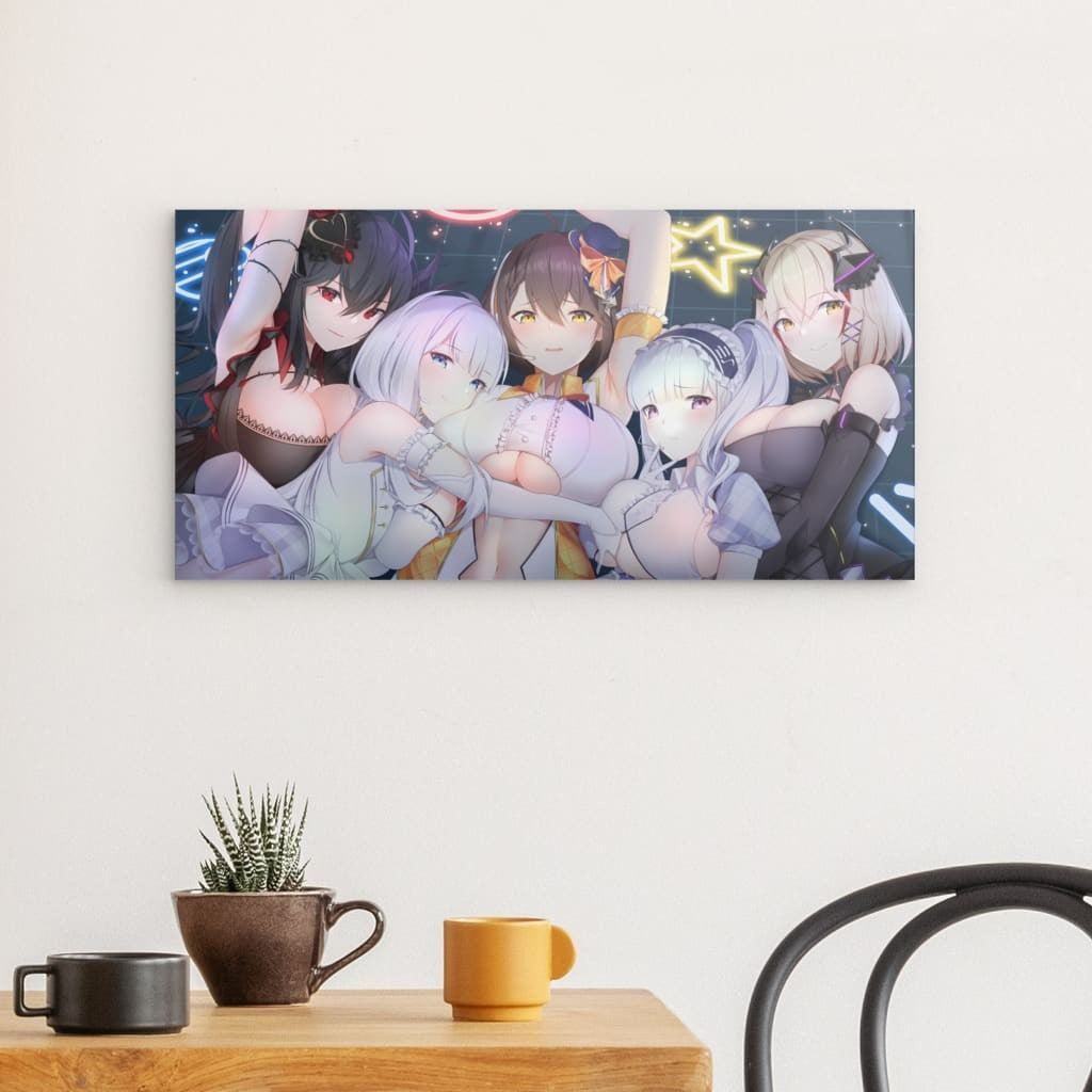 Azur Lane Poster - Quartett Poster 29.99 Azur, Lane, Metal, Waifu, Wallpaper JLR Design