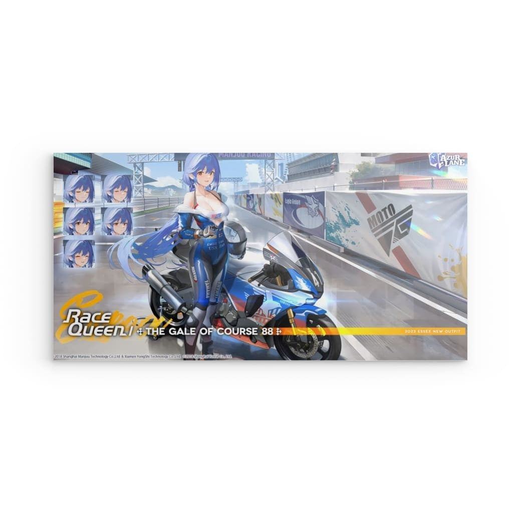 Azur Lane Poster - Race Queen Essex Poster 29.99 Azur, Essex, Lane, Queen, Race JLR Design