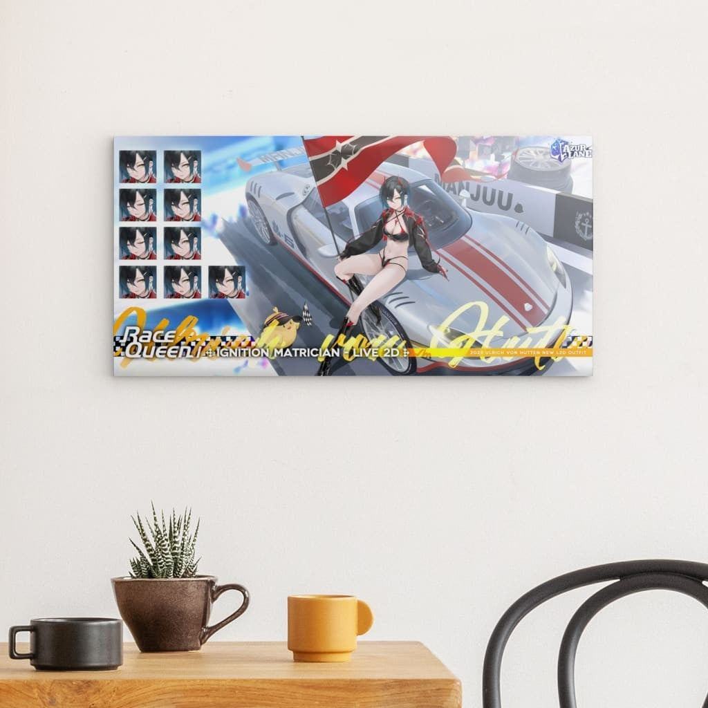 Azur Lane Poster - Race Queen Ulrich von Hutten Poster 29.99 Azur, Hutten, Lane, Queen, Racing, Ulrich JLR Design