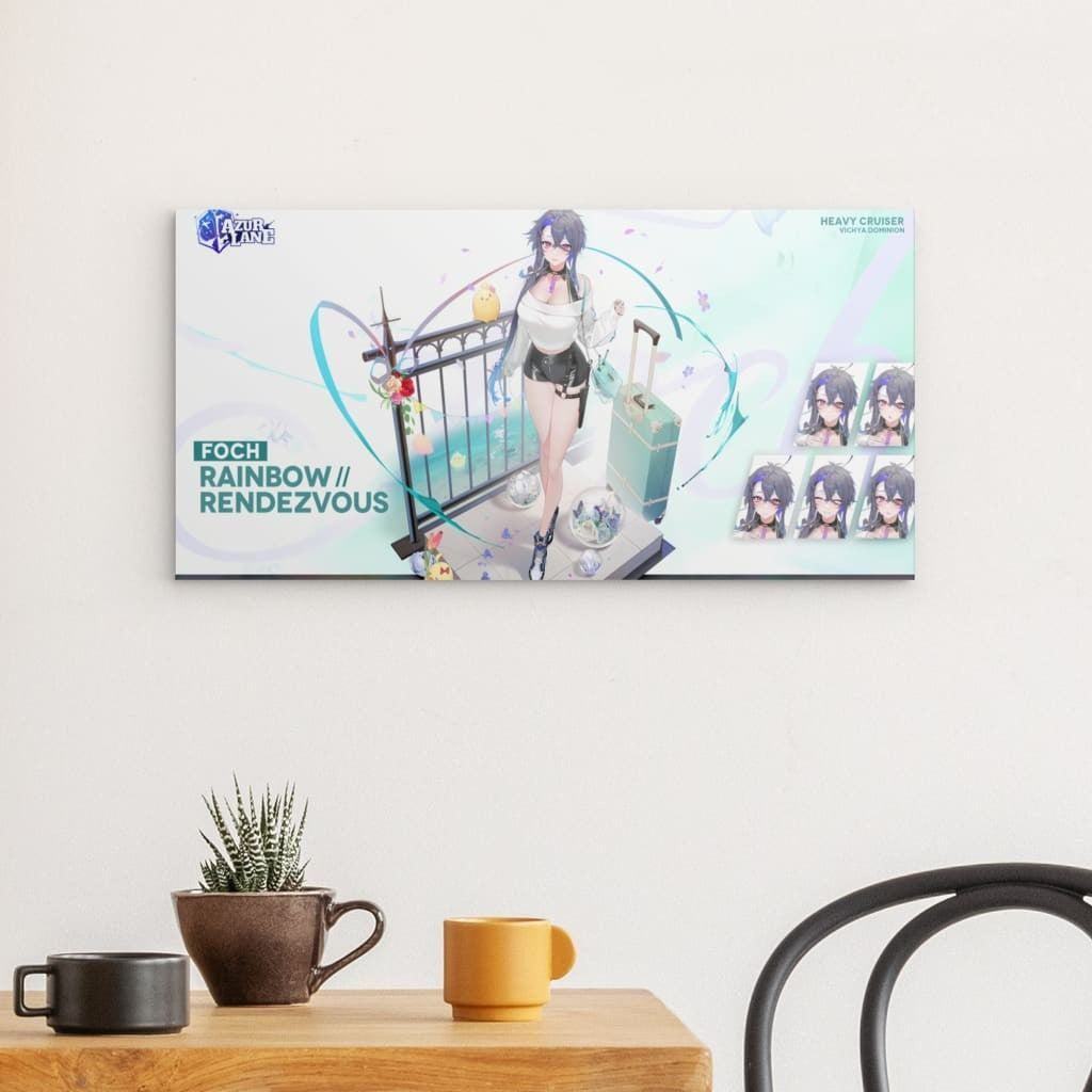 Azur Lane Poster - Rainbow Rendezvous Foch Poster 29.99 Azur, Foch, Lane, Metal, Rainbow, Rendevouz, Wallpaper JLR Design