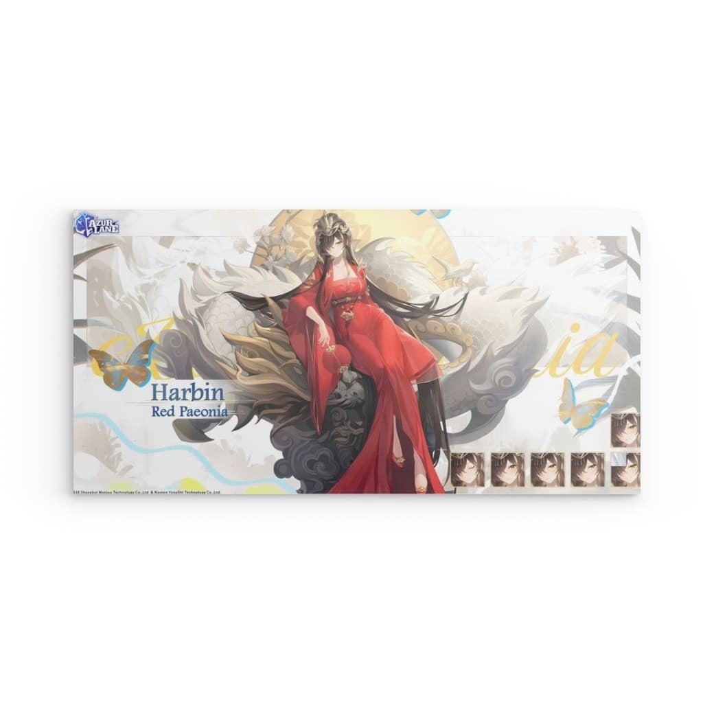Azur Lane Poster - Red Paeonia Harbin Poster JLR Design