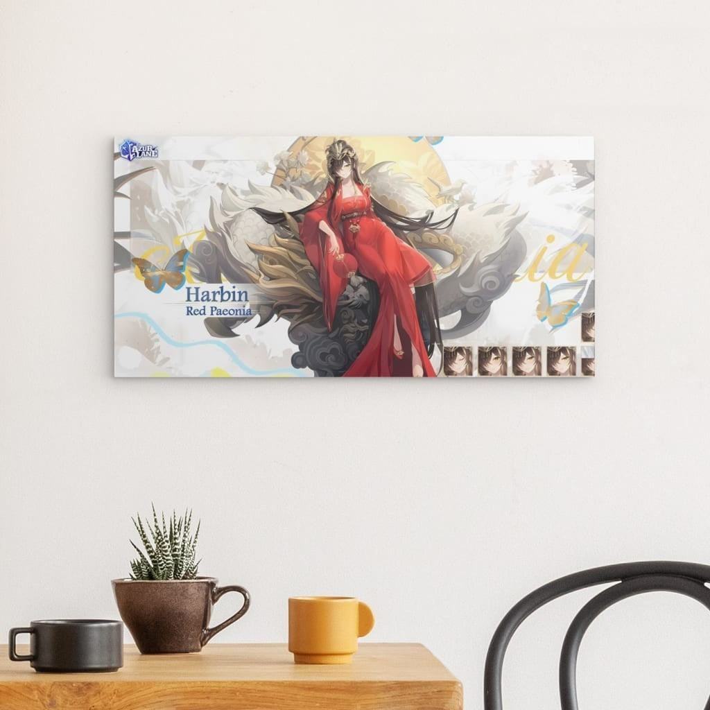 Azur Lane Poster - Red Paeonia Harbin Poster JLR Design