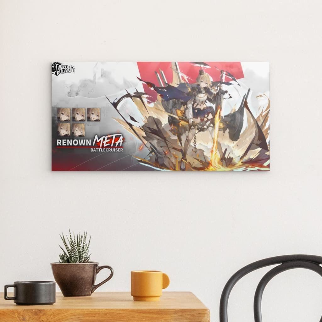 Azur Lane Poster - Renown Meta Battlecruiser Poster 29.99 Azur, Event, Lane, Meta, Metal, Renown, Wallpaper JLR Design