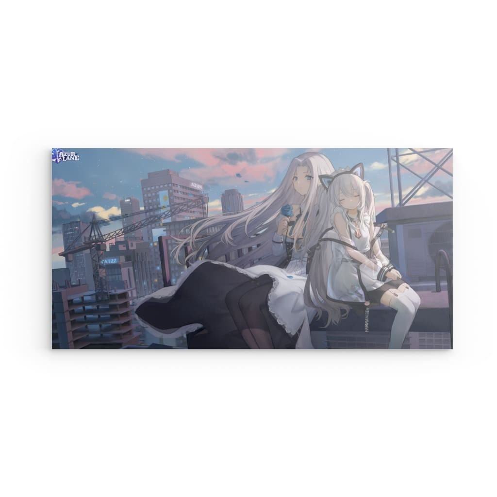 Azur Lane Poster - Rooftop Maids Poster 29.99 Azur, Lane, Maid, Metal, Rooftop, Wallpaper JLR Design