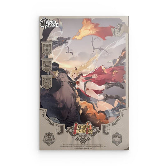Azur Lane Poster - RPG Adventure Blücher Metal Print JLR Design