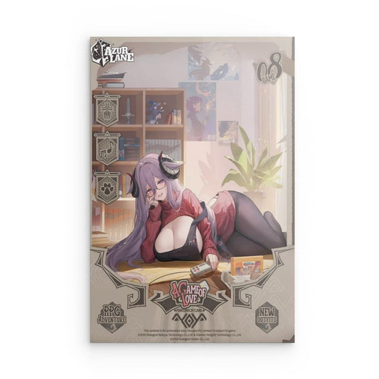 Azur Lane Poster - RPG Adventure Friedrich Carl Metal Print JLR Design