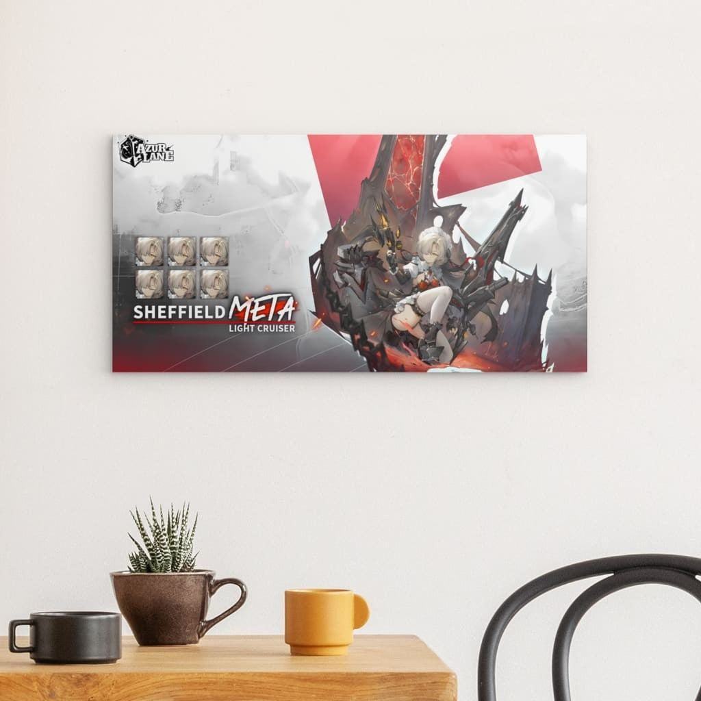 Azur Lane Poster - Sheffield Meta Light Cruiser Poster 29.99 Azur, Event, Lane, Meta, Metal, Sheffield, Wallpaper JLR Design