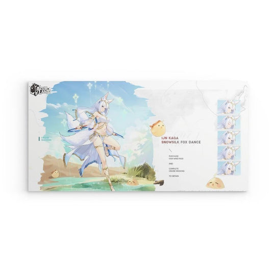 Azur Lane Poster - Snowsilk Kaga Poster JLR Design