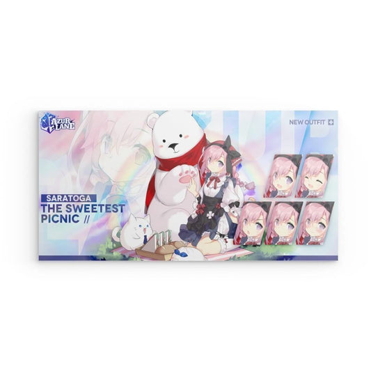 Azur Lane Poster - Sweetest Picnic Saratoga Poster 29.99 Azur, Lane, Metal, Picnic, Saratoga, Sweetest, Wallpaper JLR Design